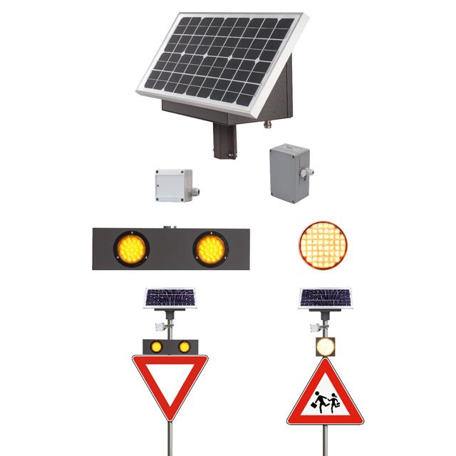 Safety radar solar box