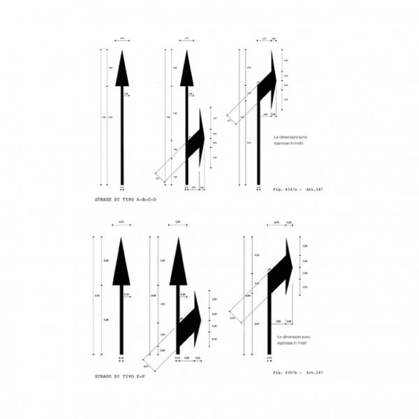 Cartello Pedonale Fondo Rosso Frec. Dx 200x300 Mm: Segnale In Plastica Semirigida 1 Mm Per Esterno